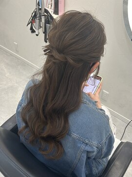 クラン 北新地店(Clan) ハーフアップ/北新地ヘアセット