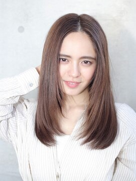 バロックトーキョー(BAROQUE TOKYO) 大人キレイ♪セミディ&オフィスヘア◎アッシュブラウンカラー