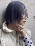 ミディアムヘア/デザインカラー/フェイスフレーミング/銀座駅
