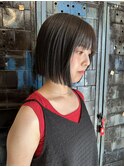 【艶感】シンプル×ナチュラルボブ