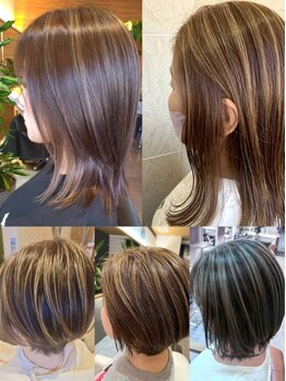 【大人女性オシャレNo1.白髪ぼかし(メンズもお任せ)】好評！定番の白髪染め[イルミナカラー]＆[マニキュア]