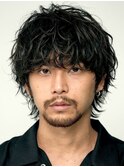 銀座ルーズパーマシャドウパーマニュアンスパーマメンズマッシュ