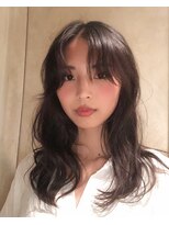 ロック(rock) レイヤー/レイヤーカット/顔まわり/顔周りカット/透明感カラー