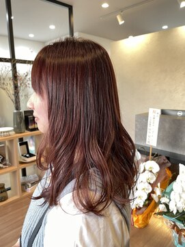 深みピンクカラー