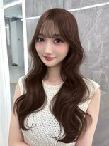 マウルルナ(MAEUL luna) レイヤーカット/ベージュカラー/萩村風人