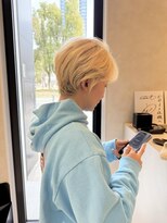 セラ(cella)&nbsp;ハイトーンショート/ブリーチ/【岡村大介】