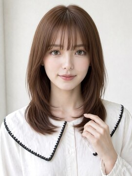 ノア 三宮店(NOA) 【NOA】韓国風くびれレイヤー×シースルーバング
