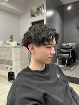 サンズ 梅田 中崎町(SUNS) 【梅田】波巻きスパイラルパーマアップバング