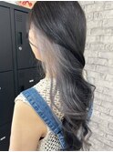 ナチュラルショートダークパープルミルクブラウン