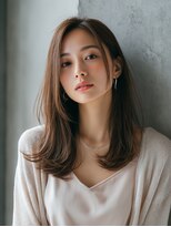ロッソ 大橋店(Rosso) センター分けの軽やかセミロング【大橋】