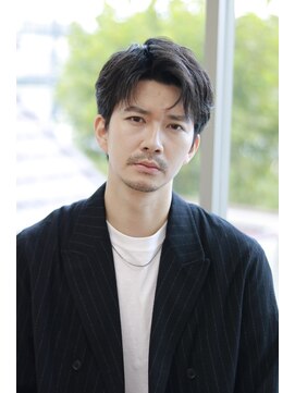 ヒップスリンク(Hip's Lnk) 大人の爽やかメンズショートアップバング刈り上げ