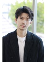 ヒップスリンク(Hip's Lnk) 大人の爽やかメンズショートアップバング刈り上げ