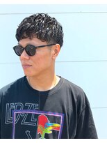 サンディーズバーバーショップ(Sandees)&nbsp;ストリートマッシュ ビジカジ刈り上げ ツーブロックセミウェット