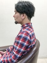 アンルポン(un.le.pont)&nbsp;[m]かき上げヘアコンマヘアトランクスヘアアップバング