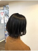 就活黒髪ツヤボブ