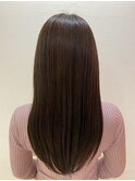 ロングヘアマットブラウン