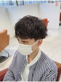 ツイスパ 刈り上げ マッシュ