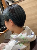 ヘアーメイク トレコローリ(hair make trecolori) 【trecolori  津田沼】ビリジアングリーン