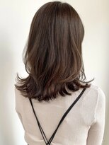 カンナ(CANNA)&nbsp;【CANNA カンナ】Aラインの切りっぱなしレイヤーonセミロング