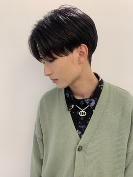 マッシュアンドマッシュアヴェダ ららぽーと福岡店(mash&mash AVEDA) 韓国風センターパートショート