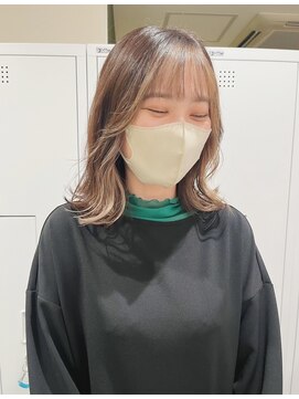 エン(eNN) 10代20代可愛いくびれヘア/前髪あり/インナーカラー