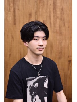 ケースタイル 水道橋店(K-STYLE) ツーブロックマッシュナチュラルセンターパート