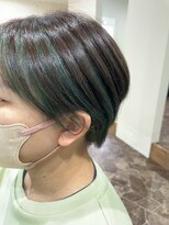 ヘアーディア みどり店(Hair...DiA)&nbsp;グリーン×グレーアンブレラ