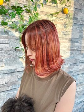 アイビー ヘアーアンドパーソナルカラー(I'B Hair & Personal Color) 【I’B】スプリング×ピンクハイライト×ピンクブラウン