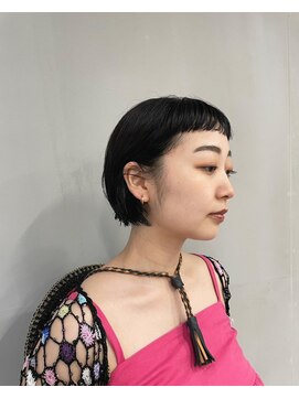 ナループロア ハチ(Nalu pu loa hachi) ボブパーマ/黒髪パーマ/切りっぱなしボブ/ショートボブ