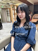 アミー 銀座(Ammy) #コテ巻き風パーマ #パーマロング#韓国風パーマ#デジタルパーマ