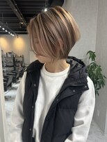 アフター(after) 10代.20代.30代バレイヤージュショート
