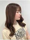 ゆるふわセミロング