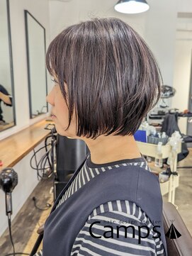 ヘアデザインアトリエ キャンプス(hair design atelier Camps) 少し軽めの大人ボブ