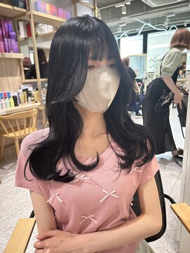 ゼストソエル(ZEST soell) ブルーブラックで透明感カラー!