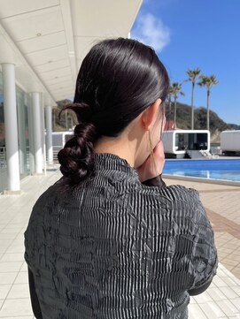 カサネ(casane) タイトなヘアセット