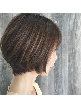 ヒュッゲ ヘアーワークス(hygge hair works) ショートボブ＊