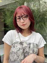 ゼスト 八王子店(ZEST)&nbsp;くびれヘア/バイオレットピンク【佐々木麻衣】