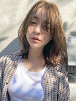 エリマ 武蔵小杉(elima) ミルクティーベージュカラーケアブリーチカラーピンクベージュ