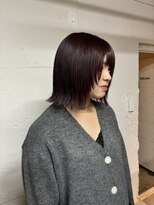 トクテ 吉祥寺(tokute) グレージュカラー/ボブウルフ/黒髪/ココアベージュ