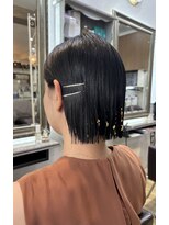 グランジュテ(grandjute) イルミナカラー★ハイライト★デジタルパーマ★切りっぱなし