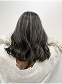 ベース暗めハイライト