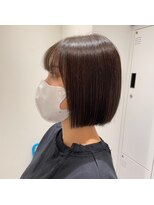 ジーナ 船橋(Zina)&nbsp;髪質改善＊マチルダボブアッシュカラー＊美髪【Zina船橋】