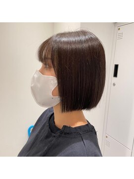 ジーナ 船橋(Zina) 髪質改善＊マチルダボブアッシュカラー＊美髪【Zina船橋】