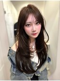 イメチェン外ハネボブ美髪ワイドバング/髪質改善前髪レイヤー