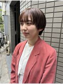 顔周りアクセントショートウルフ！