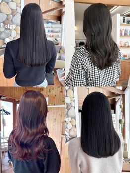 ラパンセベージュ(LA PENSEE BEIGE)の写真/髪のお悩みを解決する縮毛矯正で、髪へのダメージを最小限に抑えたナチュラルな仕上がりに満足度◎