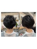 くせ毛ショート