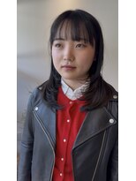 スーリール 高城店(Sourire) ワイドバングにレイヤー