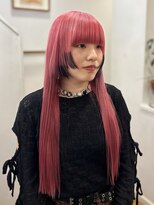 ヘアーサロンテン モトアザブ(hair salon Ten motoazabu)&nbsp;くびれヘア/アプリコットオレンジ/ハイライトカラー/麻布