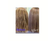 サロン ド バカラ(salon de vacala)の雰囲気（酸性縮毛矯正×髪質改善で徐々に自然なストレートツヤ髪に、、）